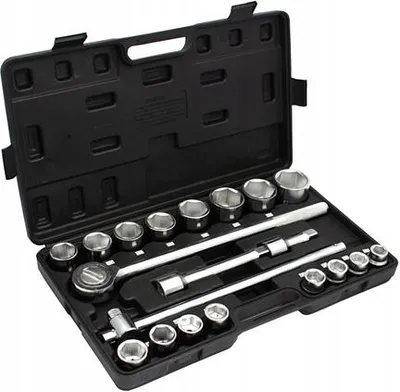 Produktbild von Schlüssel In Der Kofferkasten Set 21 Teile 3/4" 6-Seitig 19-50 Mm