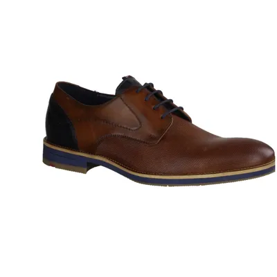 Produktbild von Lloyd Harris eleganter Herrenschuh, Braun/Blau, Leder, Business, Vario-Fußbett - Herrenschuhe Business / Elegant, Braun, leder (smart calf)