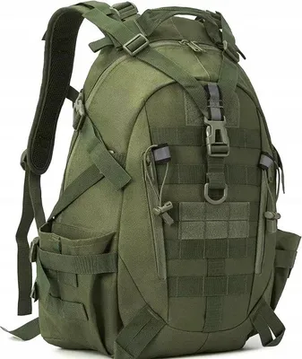 Zdjęcie produktu dla Verk 14606 Plecak wojskowy 30 L, zielony
