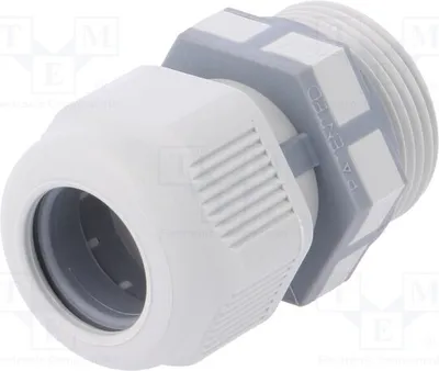 Imagen del producto de 1 x Conector para cable, UL94V-2, modelo THA.451.C2E, color gris, grado de protección IP68
