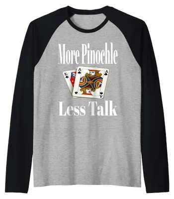 Productafbeelding van Grappig kaartspel "Meer Pinochle, Minder Praat" - Raglan