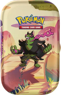 Produktbild von Pokémon Mini-Tin-Box Karmesin & Purpur – Nebel der Sagen – Boninu (2 Boosterpacks & 1 Stickerbogen)