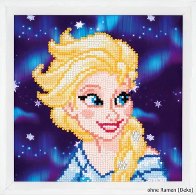 Obrázek produktu pro Ukončený model Vervaco diamond painting pack Disney Elsa