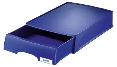 Produktbild von Leitz Briefablage Plus 52100035 DIN A4 stapelbar PS blau