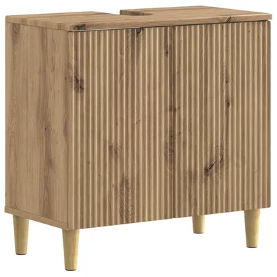 Produktbild von vidaXL Waschbeckenschrank ARNHEM Artisan-Eiche 59,5 x 31,5 x 59 cm