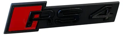 Image de Emblème "B9" noir, calandre originale pour Audi Black RS4 8K 8W
