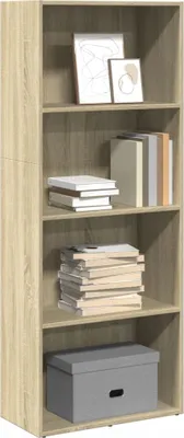 Immagine prodotto di Maison Exclusive - Libreria in rovere Sonoma 60x30x152 cm Materiale ligneo