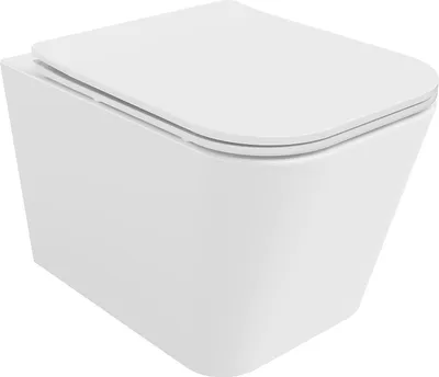 Produktbild von Mexen Teo WC-Schüssel Rimless mit Soft-Close-Slim-Sitz, Duroplast, Weiß Hochglanz - 30850600