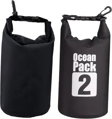 Produktbild von Famanu Dry Bag Wasserdichte Tasche - Schwarz - 2L