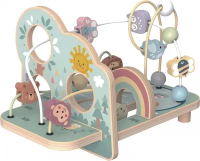Obrázok produktu pre Tooky Toy Kralenspiraal drevená hračka les 111418