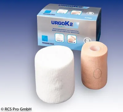 Produktbild von Urgo K2 Kompressen Pack: 2 Binden | Packung (2 Stück)
