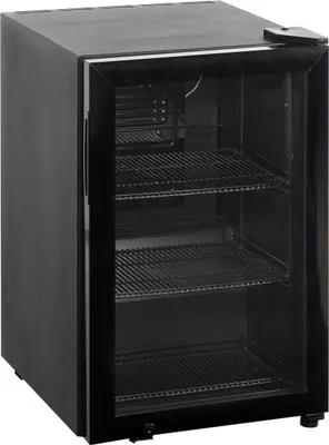 Produktbild von Esta Glastürkühlschrank L67G - Umluft, 67 Liter, schwarz
