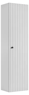 Immagine prodotto di Mobiletto alto per il bagno, bianco, con maniglie disponibili in tre colori, dimensioni 35 x 27 x 136 cm