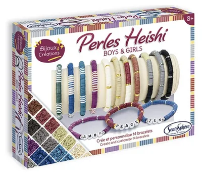 Immagine prodotto di Sentosphere Scatola creativa - Perline Heishi per bambini bambine