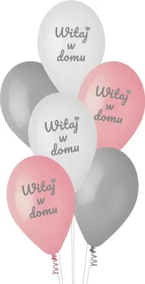 Immagine prodotto di palloncini di benvenuto rosa 12" 6pz.