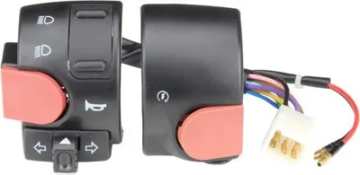 Image de Armature unité de commutation gauche + droite klaxon clignotant lumière E-Start pour Yamaha Aerox / MBK Nitro 50 (jusqu'à 2012) - Citomerx