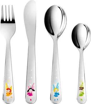 Produktbild von Tescoma Kinderbesteck BAMBINI, kleine Feen, 4 St.
