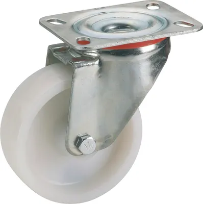 Produktbild von Lenkrolle Polyamid-Rad Industrierolle ø 100 mm Tragkraft 200 kg verzinkt