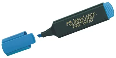 Zdjęcie produktu dla Faber-Castell 154851, 1 szt., Niebieski, Końcówka ścięta, Niebieski, Zielony, Zielony, Plastik, Polipropylen (PP)