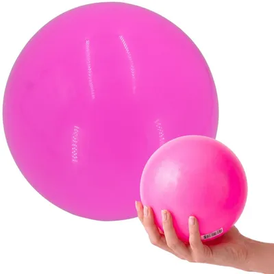 Produktbild von ENERO Mini Vinylball Rosa 15 cm 60 g Spielball Kinderball