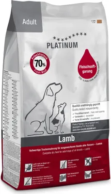 Produktbild von Platinum Natural Adult Lammfleisch 5 kg