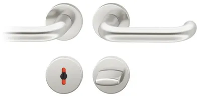 Produktbild von FSB 1146 Rosettengarnitur Alu natur (Ausführung: Drücker/Drücker, Lochung: WC, Oberfläche: Alu F1 - Natur) Ausführung: Drücker/Drücker Lochung: WC Oberfläche: Alu F1 - Natur