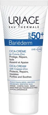 Productafbeelding van Uriage Bariederm cica creme SPF50 (40 ml)