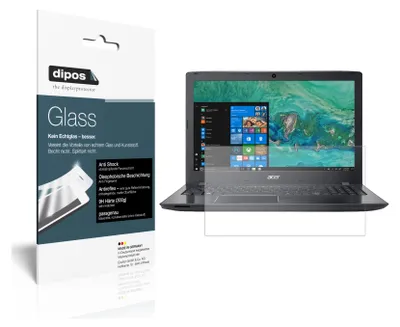 Obrázok produktu pre 1x ochranná fólia pre Acer Aspire E 15 matná - proti nárazom 9H fólia dipos Glass plastové sklo