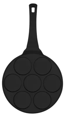 Obrázek produktu pro 7dílná palačinková pánev 26 cm Černá růže Berlinger Haus BH 7793, nepřilnavý povrch, černá