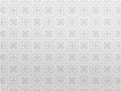 Produktbild von Symmetrisches Ornament – Bodenschutzmatte – Stuhlunterlage 120x90 cm – Rutschfest – Hartbodenmatte