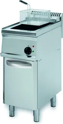 Image de Friteuse électrique KBS, 1 cuve de 14 litres, pose libre, dimensions : 350 x 700 x 850 mm, 400 volts
