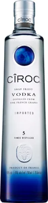 A bottle of Cîroc Snap Frost Vodka.