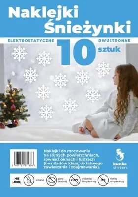 Image de Autocollants flocons de neige, lot de 10 - Kunke