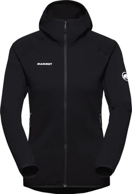 Produktbild von Mammut Aconcagua ML Hooded Jacket Fleecejacke Kapuzenjacke Damen schwarz L