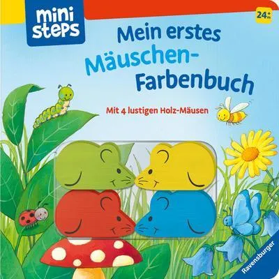 Produktbild von ministeps: Mein erstes Mäuschen-Farbenbuch