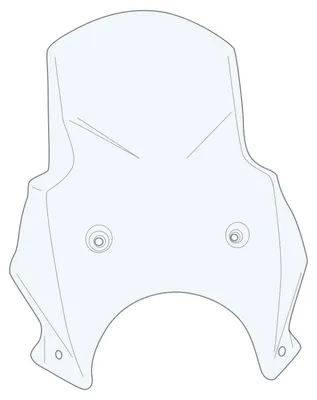 Obrázek produktu pro Givi Triumph Tiger Sport 660 2022-2023 Čelní sklo Red Red Jedna velikost