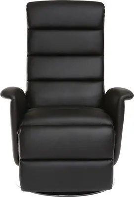 Produktbild von Miliboo - Relax-Sessel manuell verstellbar Schwarz NELSON
