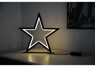 Produktbild von Hilight 920147 LED-Dekoleuchte 'Metallstern' für Innengebrauch