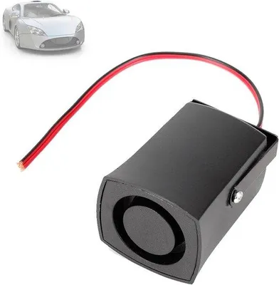 Image de Avertisseur de recul 12 V, 115 dB, noir, protection des piétons