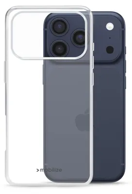 Imagen del producto de Funda transparente para Apple iPhone 17 Pro Max, marca Mobilize, tipo Gelly