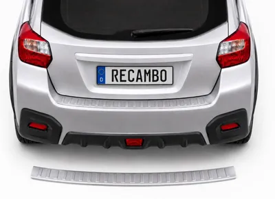 Immagine prodotto di Protezione per bordo di carico in acciaio inossidabile, finitura opaca, compatibile con Subaru XV, modelli prodotti dal 2011 al 2018