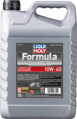 Produktbild von Liqui Moly Formula Super 10W 40 Mineralisches Leichtlaufmotoröl 5L