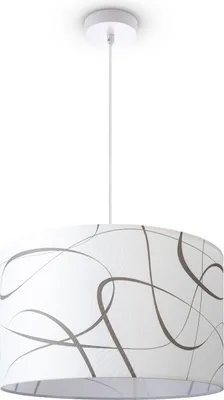 Produktbild von Deckenlampe Wohnzimmer Pendelleuchte Esstisch Lampenschirm Stoff Modern Abstrakt