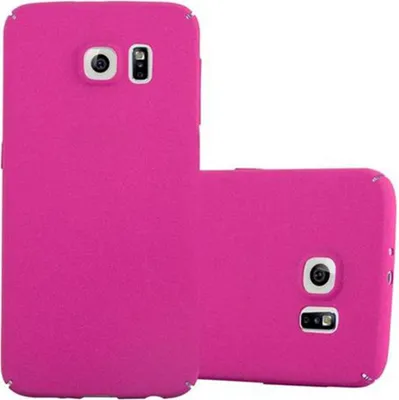 Produktbild von Cadorabo Schutzhülle für Samsung Galaxy S6 Hülle in Pink Etui Hard Case Handyhülle Cover