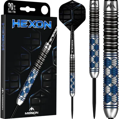 Produktbild von Mission Hexon Blue 90% - Steeldarts