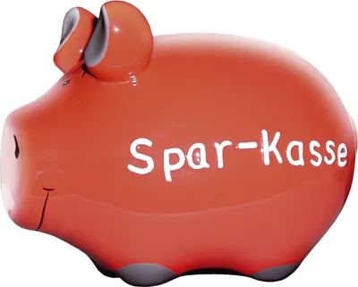 Produktbild von KCG 100683 Spardose Schwein "Spar-Kasse" - Keramik, klein