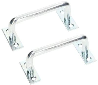 Obrázek produktu pro KOTARBAU® Madlo na dveře, kliku, rukojeť, madlo na bránu, 110x12 mm, pozinkované, sada 2 kusů