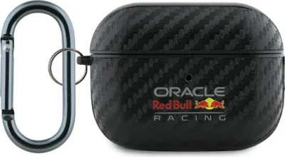 Produktbild von Red Bull PolyurethanCarbon Logo Case Für Airpods Pro 2 Schwarz