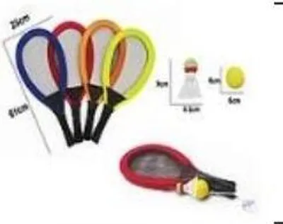 Produktbild von Großes Schlägerspiel-Set mit Ball und Federball