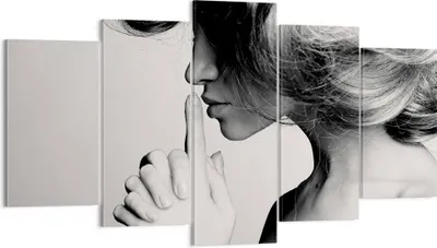 Produktbild von Bild auf Leinwand - Leinwandbild - Frau Modell - 160x85cm - Wand Bild - Wanddeko - Wandbilder - Leinwanddruck - Bilder - Kunstdruck - Wanddekoration - Leinwand bilder - Wandkunst - EA160x85-3546